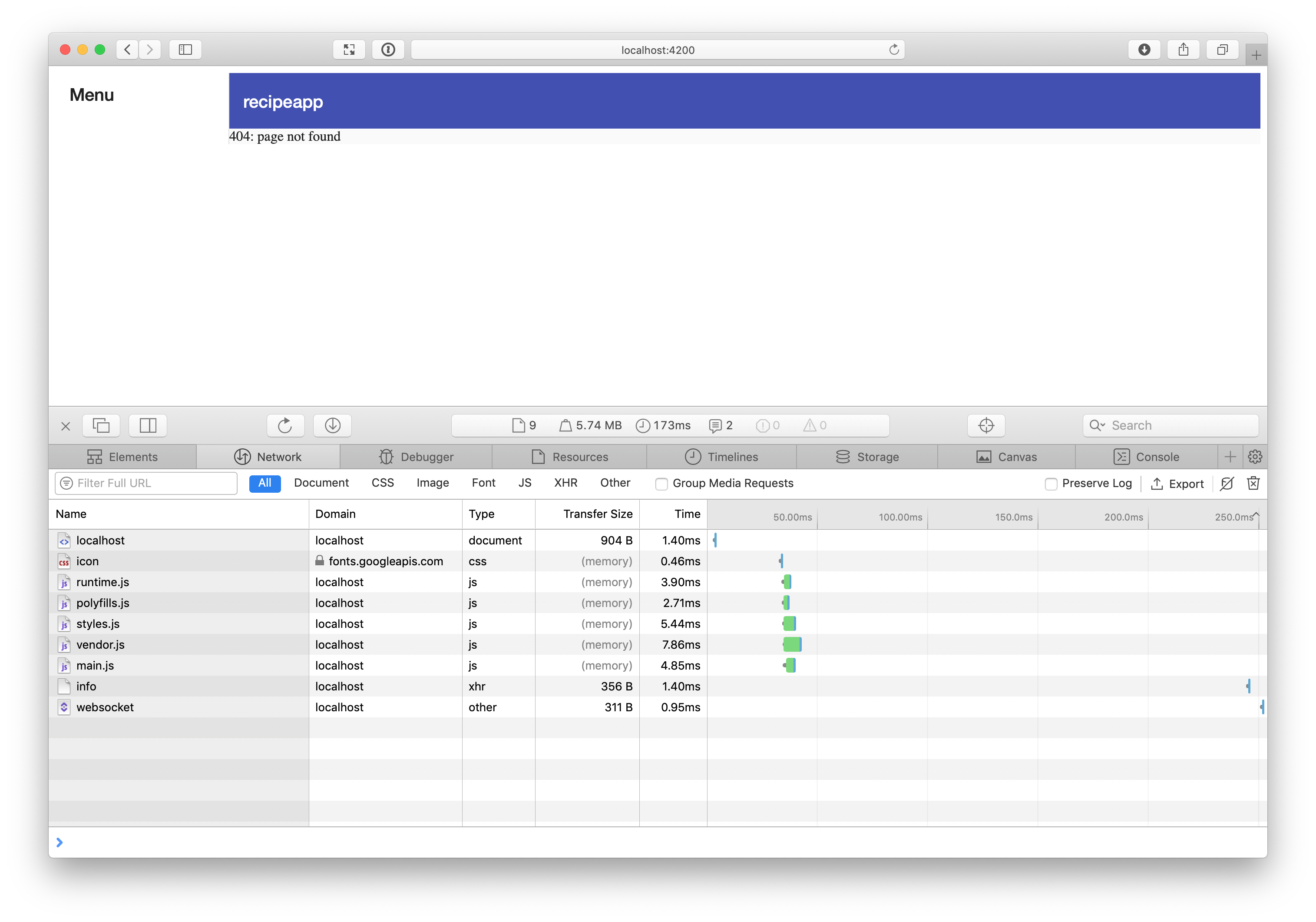 recipe module before being lazy loaded